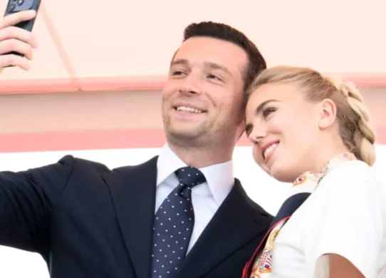 Maria Carolina et Jordan Bardella