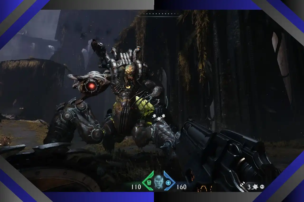 PS5 Pro PSSR amélioré dans DOOM