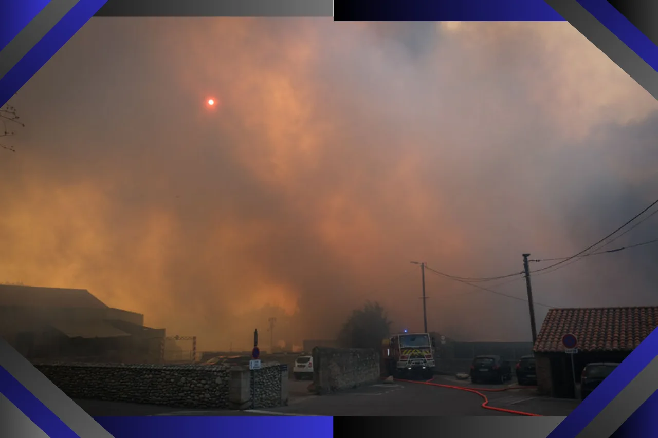 incendie à Ille-sur-Têt
