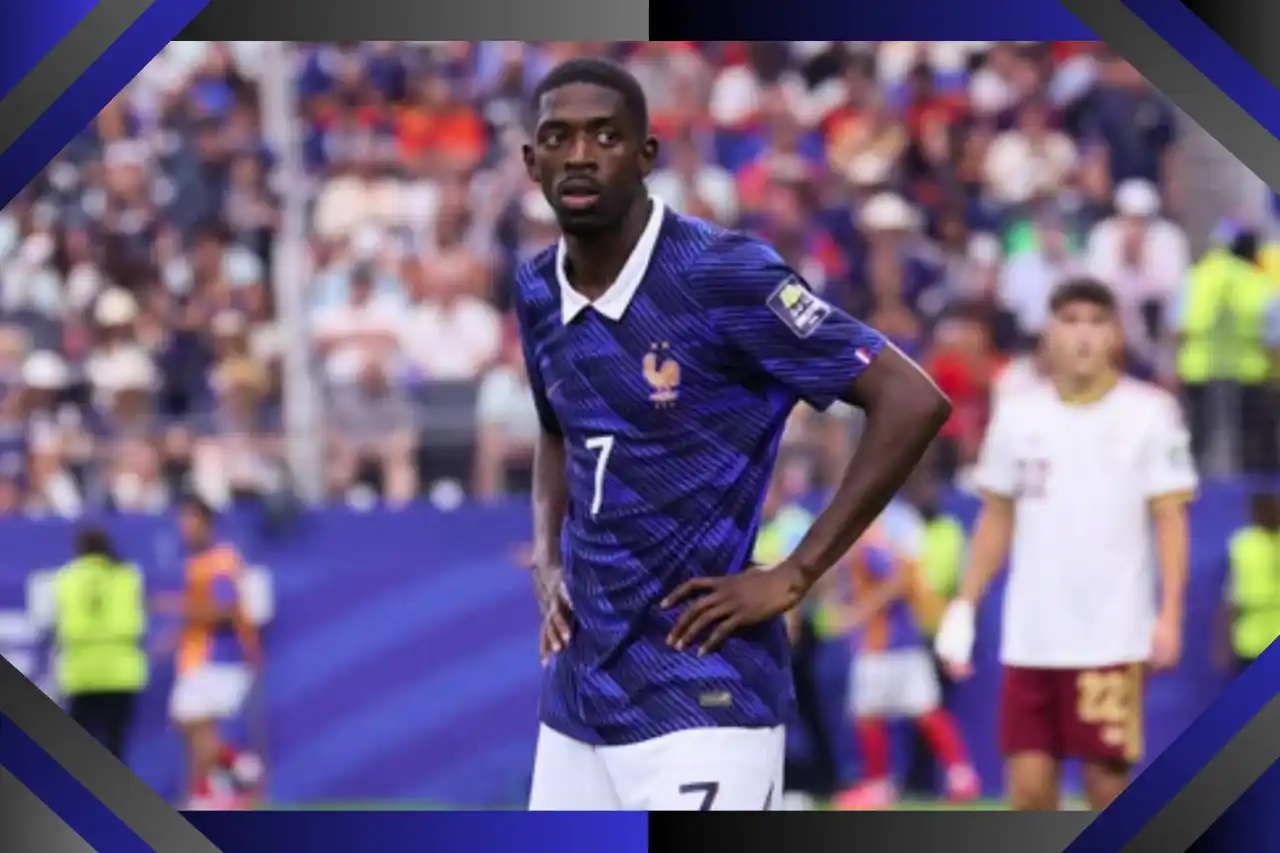 Ousmane Dembele vestiaire France Espagne