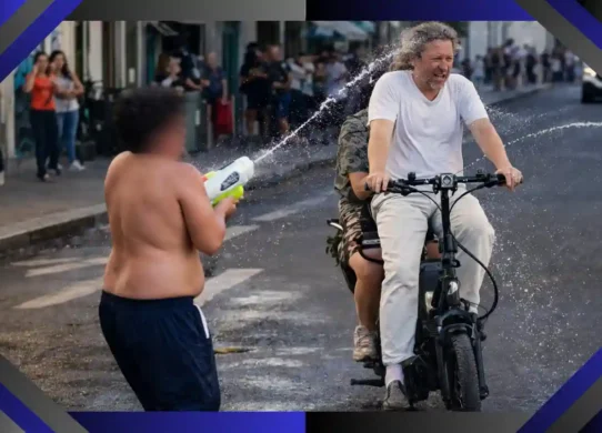 guichet fiscal au pistolet à eau de Hamza