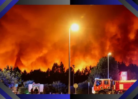 incendie en Gironde